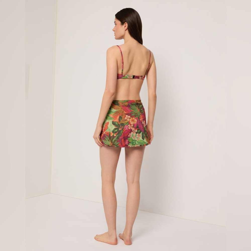 Onia Tropical Wrap Mini Skirt - Picture 5 of 5